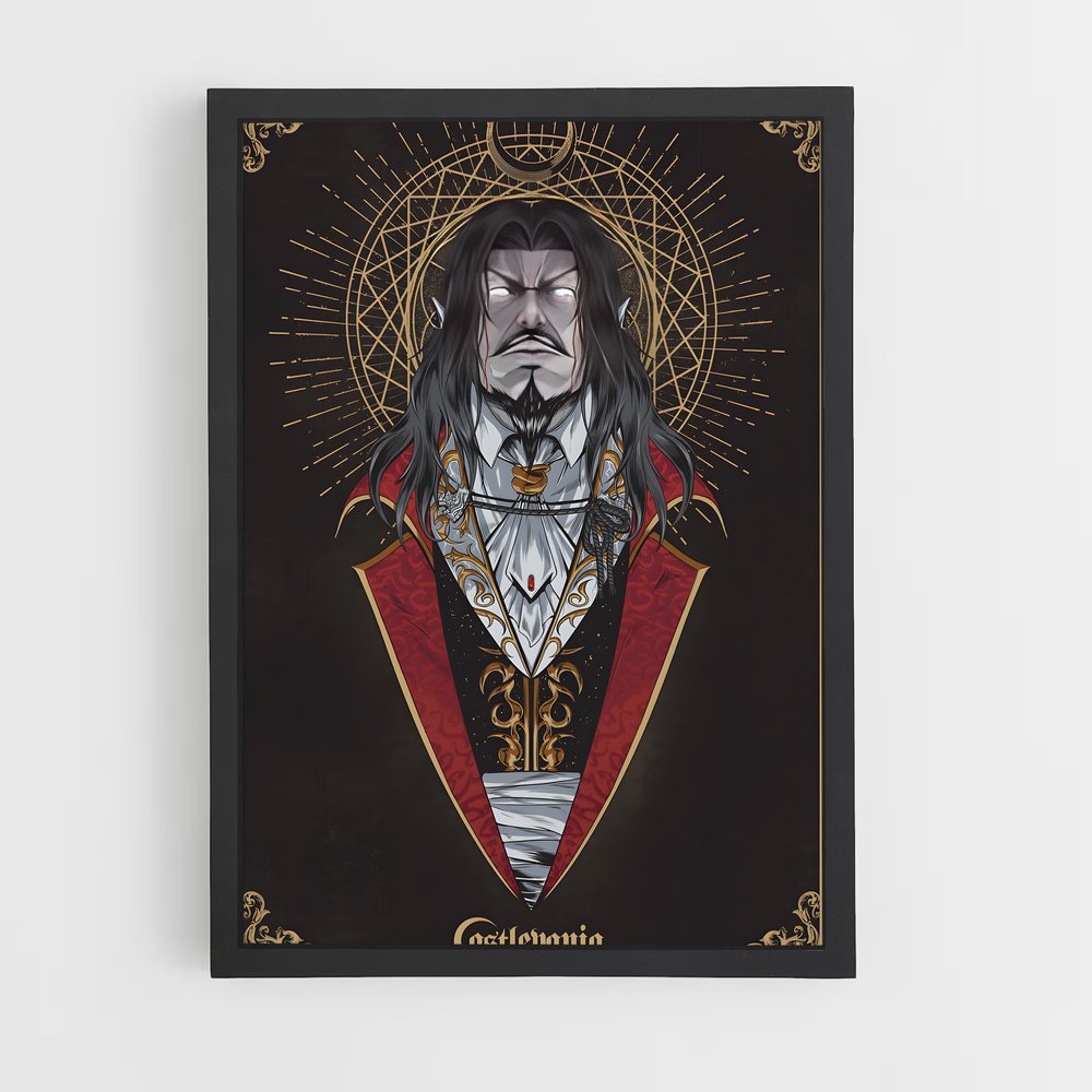 Poster Dracula: La Couronne des Ténèbres – affiche Castlevania (vue 2)